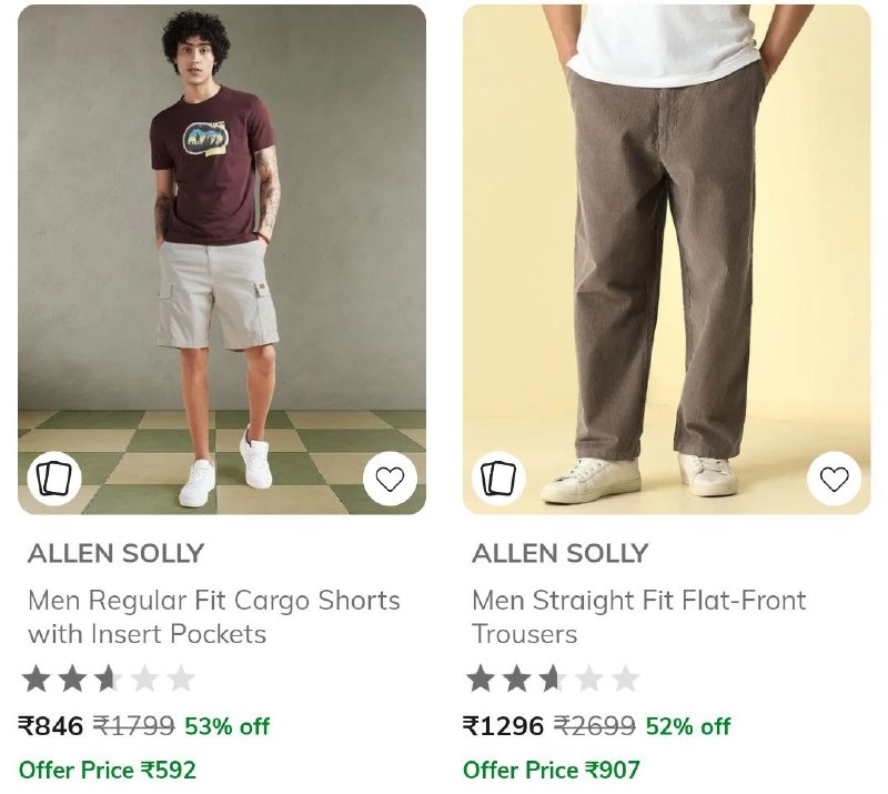 Ajio | Allen solly Min 40%