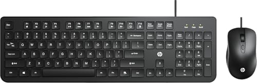 HP Wired Mouse + Keyboard Combo @536