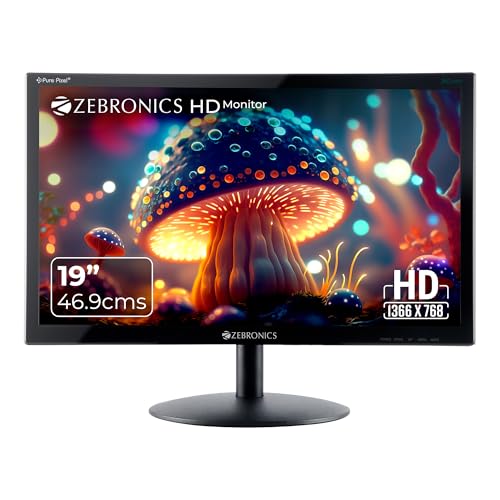 Zebronics 18.5 inch Slim & Stylish Monitor For ₹2,699.