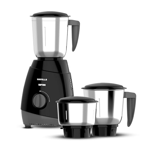 Havells 500W Mixer Grinder, 3 SS Jars @1944