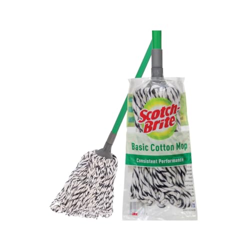 Amazon | Scotch-Brite Chakra Handled Cotton Mop