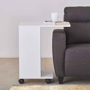 Home Centre | Helios Reynan Portable End Table | Side Table for Living Room | White : Amazon.in: Home & Kitchen