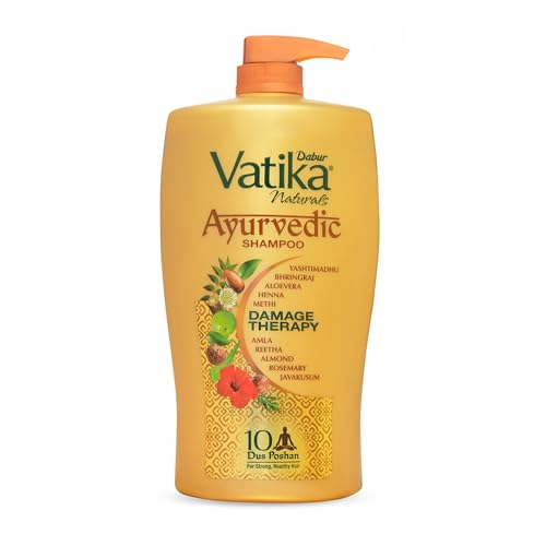 Dabur Vatika Ayurvedic Shampoo - 1 L @285