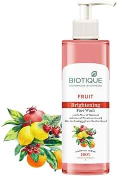 63% Off : Biotique Fruit Brightening Face Wash, 200 ml @148