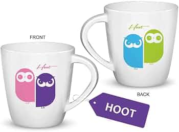 Cello Melmoware Joycee Mugs, 200ml, Hoot Design, Pack of 1 : Amazon.in: Home & Kitchen