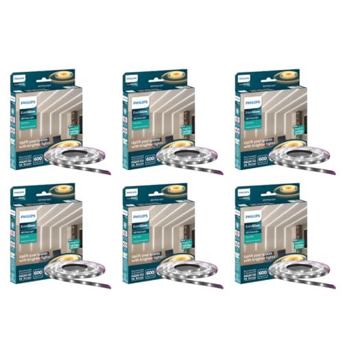 PHILIPS Polycarbonate LED Profile Light for Ceiling Pack of 6 @3897