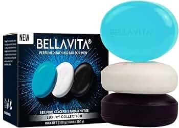 GRAB : Bellavita Perfume Bathing Soap Bar (100g x 3) @149 + Coupon.