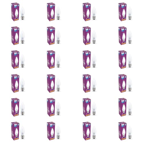 PHILIPS 4W LED Frosted Candle Bulb Pack of 24 LED @1,589
