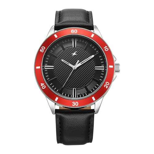 Fastrack Stunners X Special Edition Quartz Black Dial Leather Analog Watch @1,298