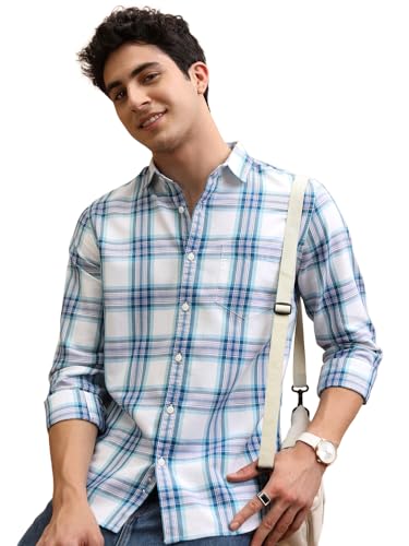Highlander Cotton Blend Men Shirt, Regular Fit @607