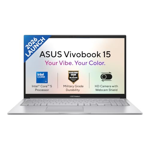 ASUS Vivobook 15 (2026),Intel Core 5 120U,(i5-14th Gen) @75,990