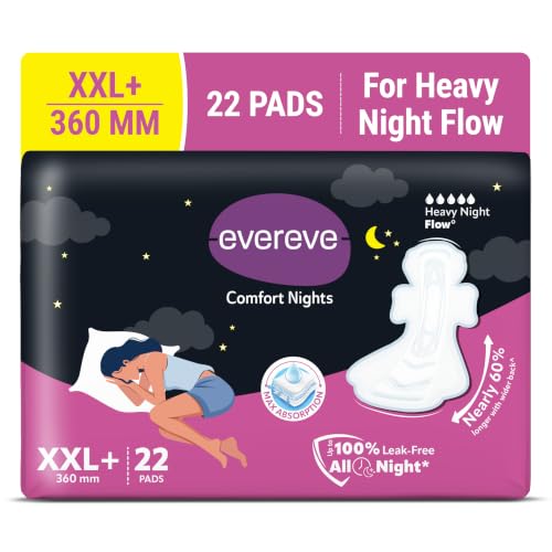 Evereve Comfort Nights Sanitary Pads XXL 22 Pads @147