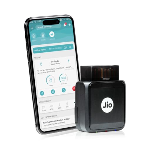 JioMotive OBD GPS Tracker & Wi-fi Router| 4G eSIM Plug n Play @2249