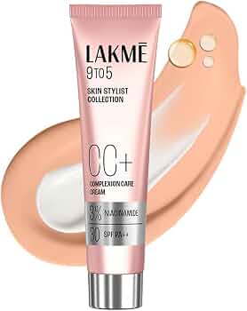 Lakme 9 to 5 CC Cream Beige with 3% Niacinamide Complex SPF30 PA++ | 90% lightweight moisturizing cream for Care & 10% Foundation for Care |Conceals D