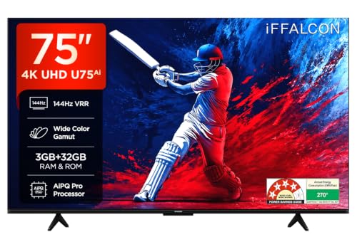 75 inch 4k TV at ₹49,999