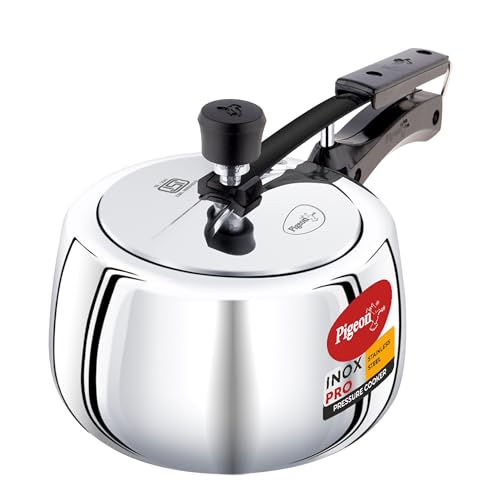 Pigeon by Stovekraft Inox Pro 3L Inner Lid Stainless Steel Cooker, 3 litres