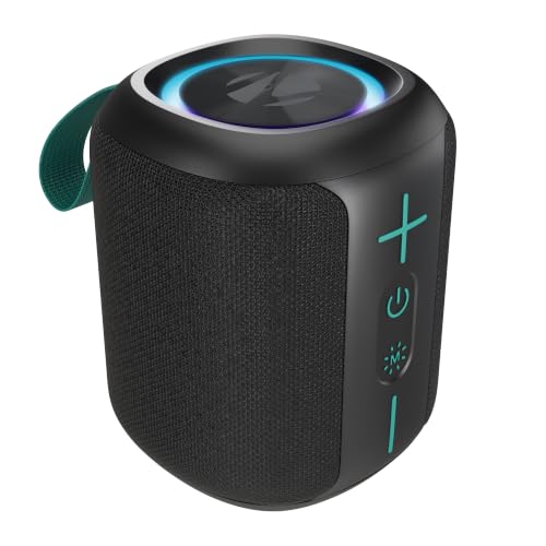 ZEBRONICS Sonic Pod 15 Plus Bluetooth Speaker, 8W RMS, 5H Backup, Type-C Charging, RGB Modes, Passive Radiator, Splash-Proof, BT v5.4, USB, mSD, TWS, 