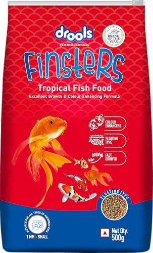 Drools Finsters Tropical Fish Food 1mm 500g Pouch : Amazon.in: Pet Supplies