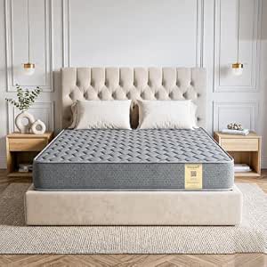 Shayan Orthopedic Memory Foam Mattress | 4 inch Queen Size | HR Foam Support with Motion Isolation | Breathabl