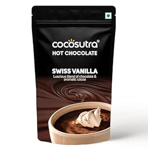 Cocosutra Swiss Vanilla Drinking Chocolate Mix, 100g | Gluten Free, Hot or Cold, Serves 5 Cups : Amazon.in: Gr