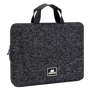 RIVACASE Anvik Laptop sleeve 13.3 to 14 inches with handles fits most Macbook, Laptops Ultrabooks and Tablets