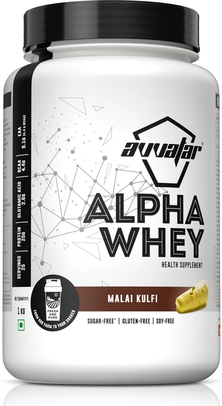 Flipkart Loot: Avvatar Alpha Whey Protein 1kg, Malai Kulfi @ ₹2,999