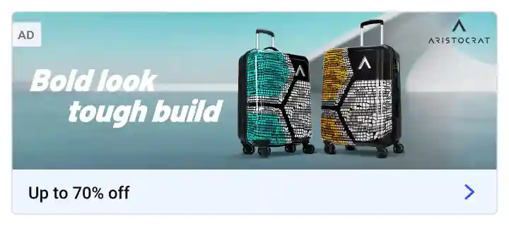 Flipkart | Upto 90% Off On Top Brands Luggage.