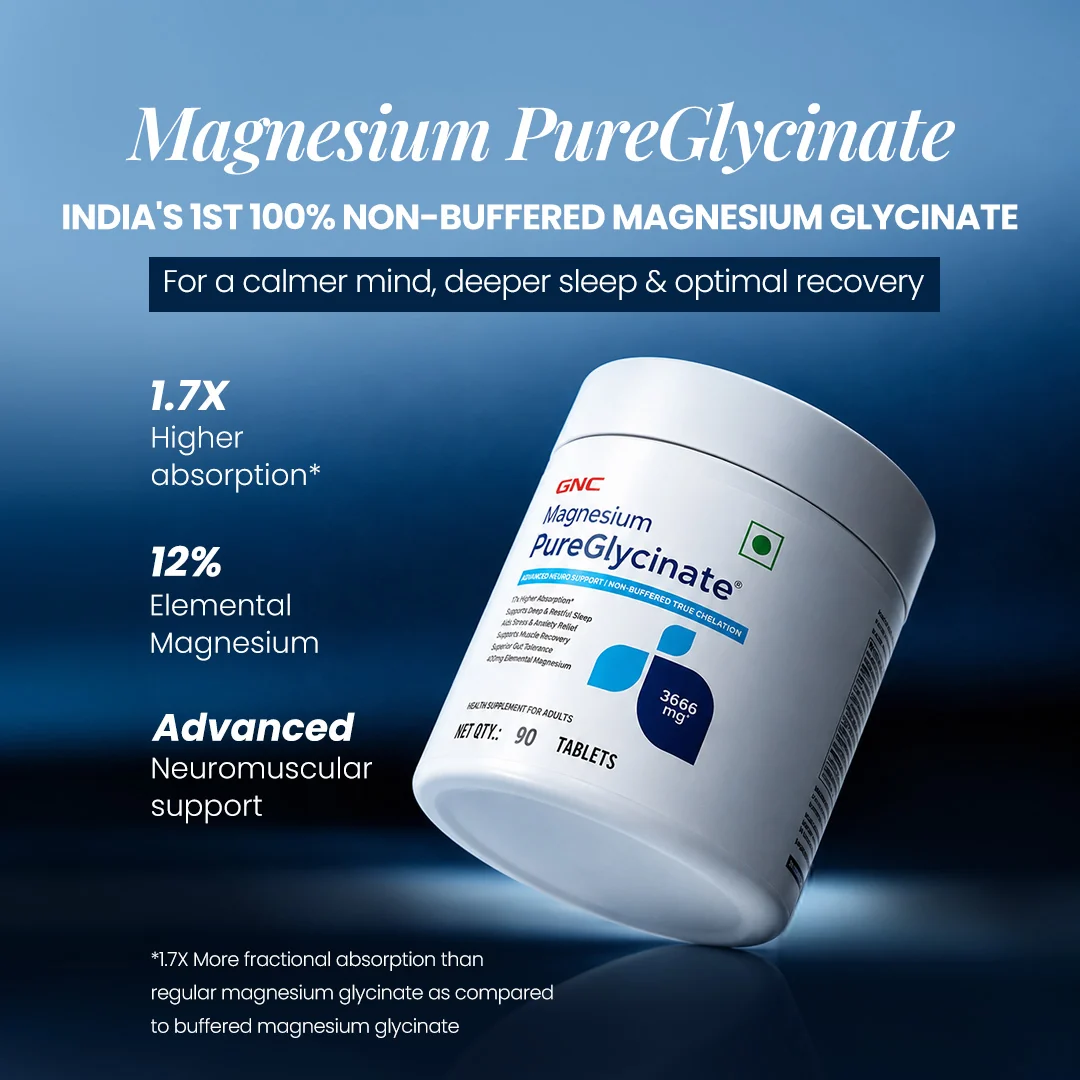 GNC MAGNESIUM PURE GLYCINATE @ ₹779! 🔥
