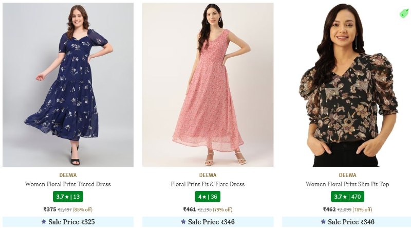 Ajio | Women DEEWA Min 75%