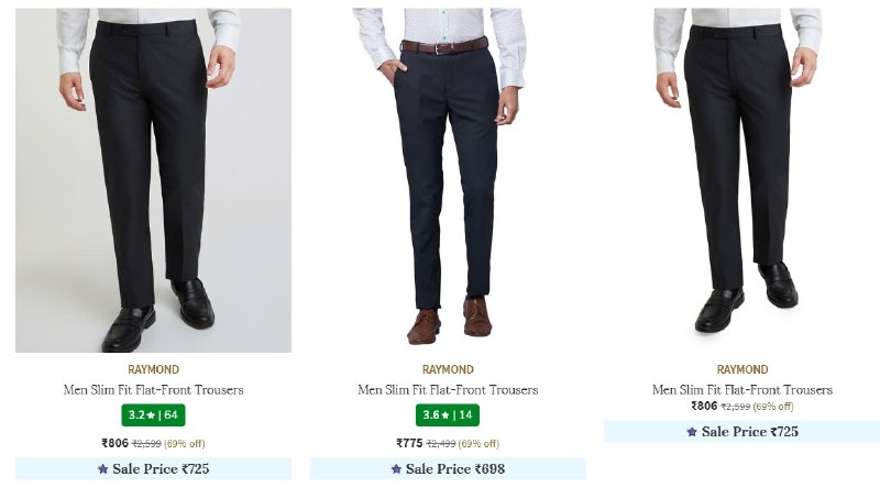 Ajio | Upto. 70% Off On Raymond, Park Avenue & Parx Clothing. · Shirts — Shirts · Trousers