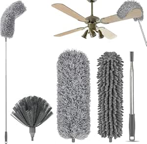 Hallstatt Long Handle Microfiber Feather Fan @298.