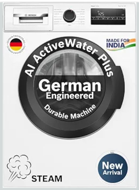 Bosch 9Kg Front Load Washing Machine @26,740