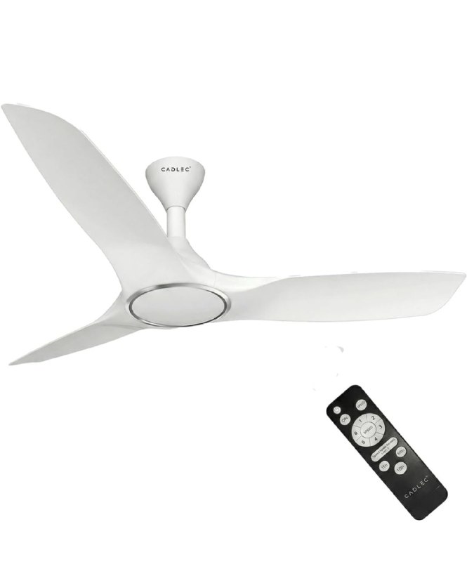CADLEC ThunderX 1200mm BLDC Ceiling Fan with Remote | 5-Star Power Saving | Ultra High Speed | High Air Delivery | Low Noise | Energy Efficient | Sleek Design | 5-Year Warranty | W