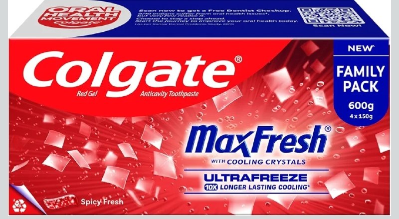Colgate MaxFresh Toothpaste, 150g X 4 @264