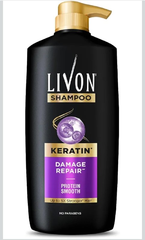 Livon Keratin Shampoo for Women & Men 1L @299