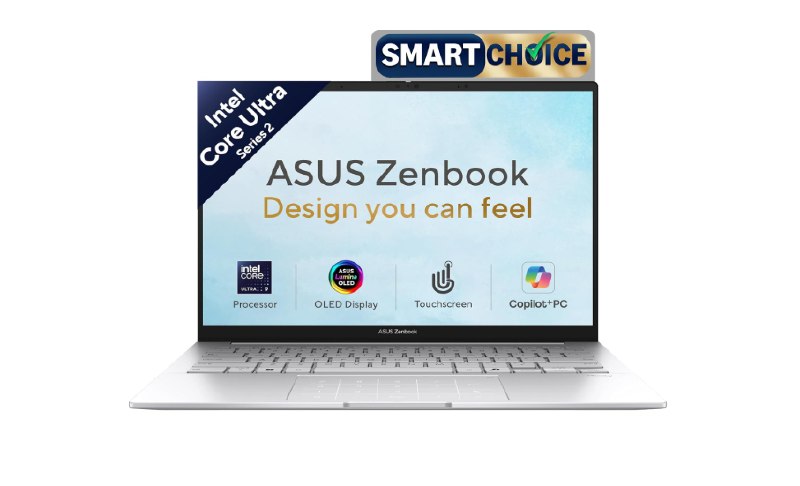ASUS Zenbook 14 (2026), Intel Core Ultra 9 285H, Intel Arc iGPU | @₹128340 Using SBI