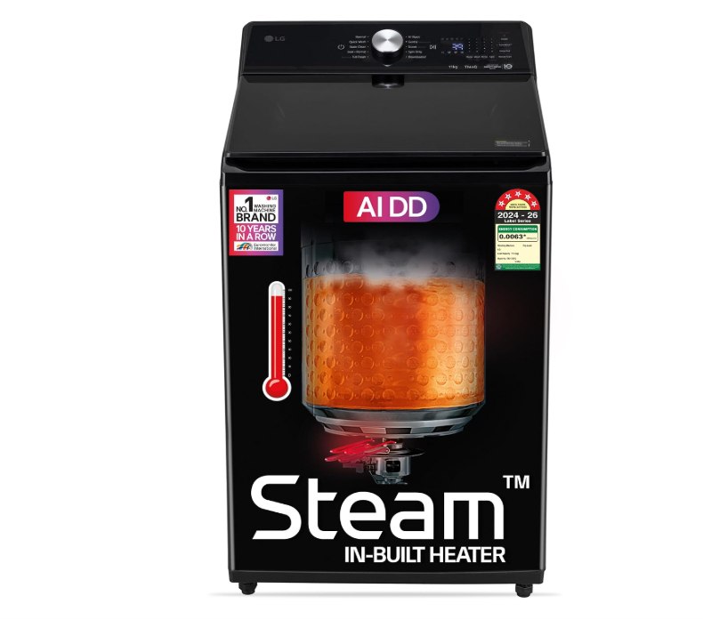 LG 11 Kg, 5 Star, AI Direct Drive Technology, Wi-Fi EnabledFully Automatic Top Load Washing Machine @30,990