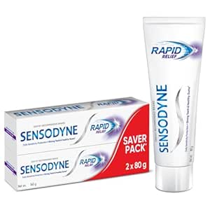 40% Off : Sensodyne Toothpaste Rapid Relief (80gm x 2) @252