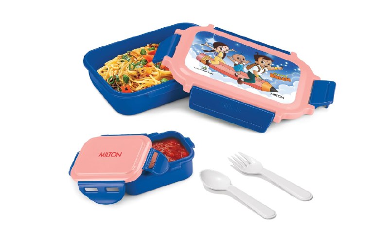 MILTON Sherry Tiffin (Bheem) Lunch Box for Kids (520ml) @125