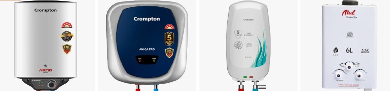 Upto 61% Off on Crompton Water Heaters + Bank Offers