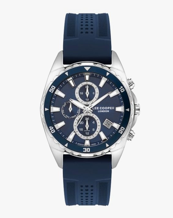 Lee Cooper Multifunction Blue Round Dial Men's Watch @3419