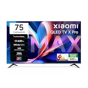 Xiaomi 75 inch QLED TV @59387*