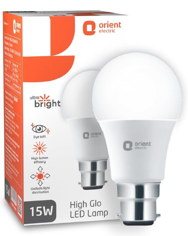 Orient Electric LED Bulb. — 104 (15W) · 138 (18W)