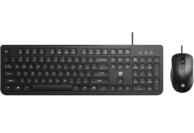 HP Wired Mouse + Keyboard Combo @648