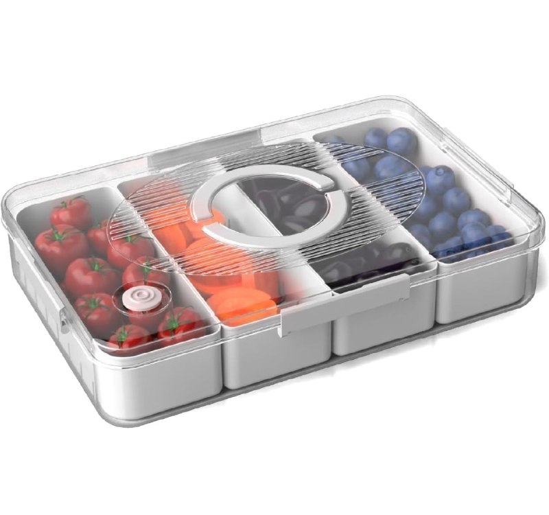 Lifelong Fridge Storage Box With 4 Removable Containers @491.