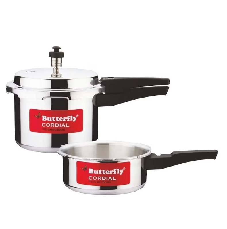 Butterfly Cordial 2 Litres and 3 Litres Pressure Cookers @1147