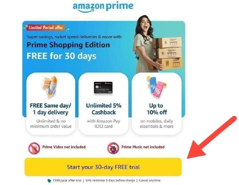 FREE LOOT BACK : Get 1 Month Amazon Prime MembershipFREE