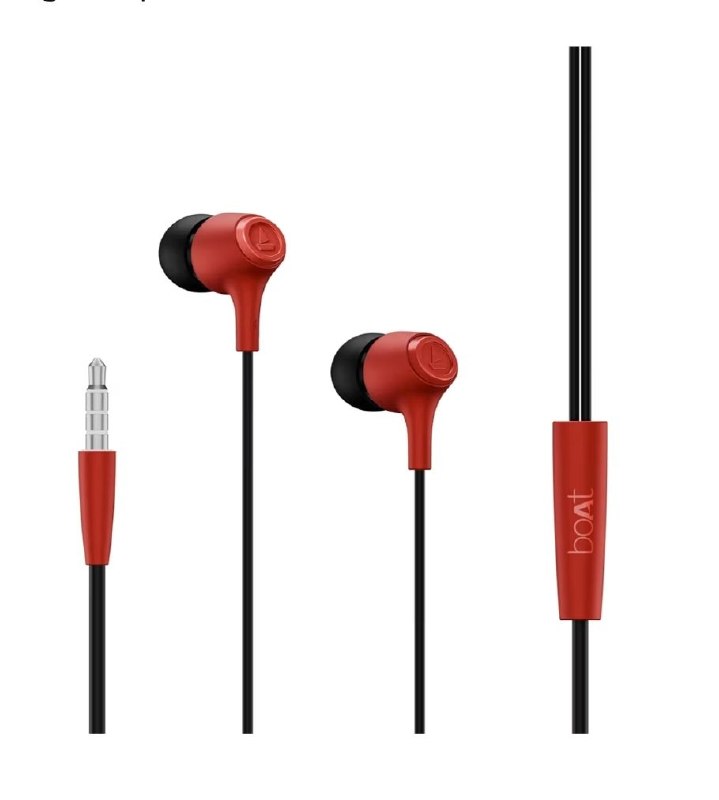 boAt Bassheads 95 Wired in Ear Phones,10mm Drivers,signature @249