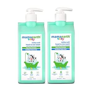 Lowest : Mamaearth Milky Soft Baby Body Wash (400 ml x 2) @449.