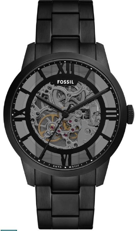 Fossil Black Quartz Stainless Steel Watch @7919.